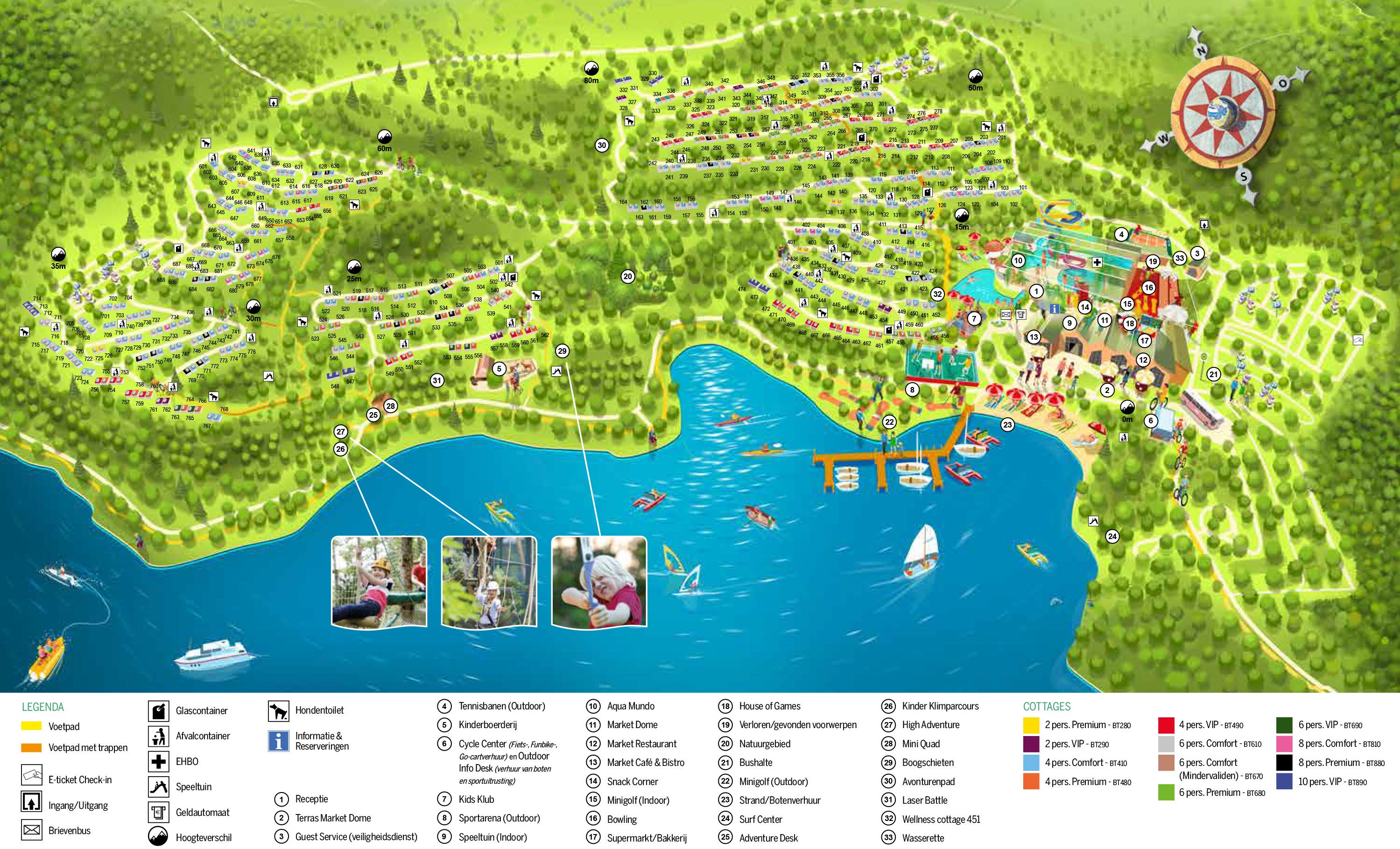 Plattegrond Center Parcs Park Bostalsee