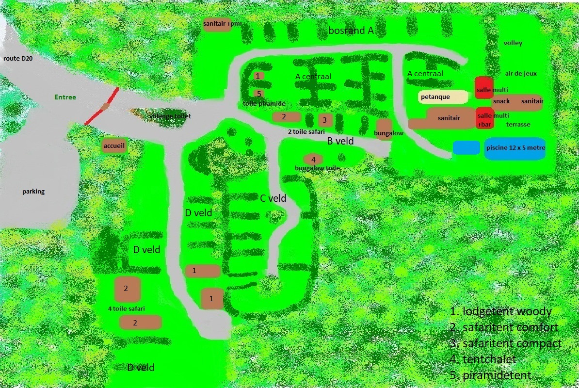 Plattegrond Chantegril