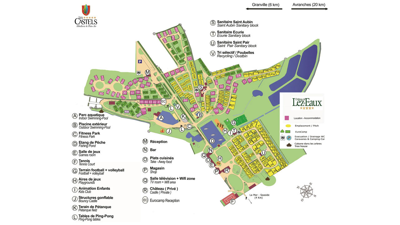 Plattegrond Château de lez Eaux