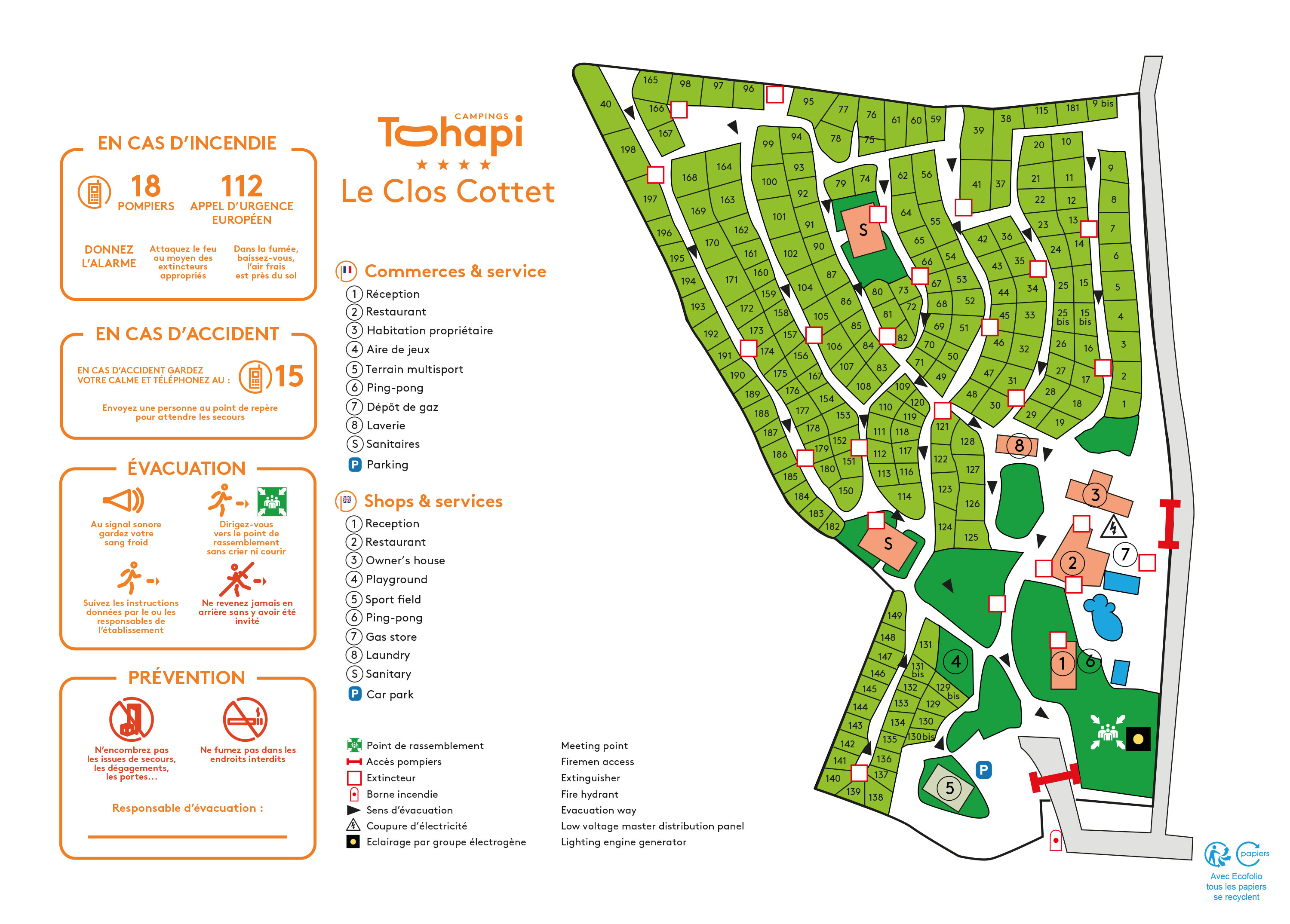 Plattegrond Clos Cottet