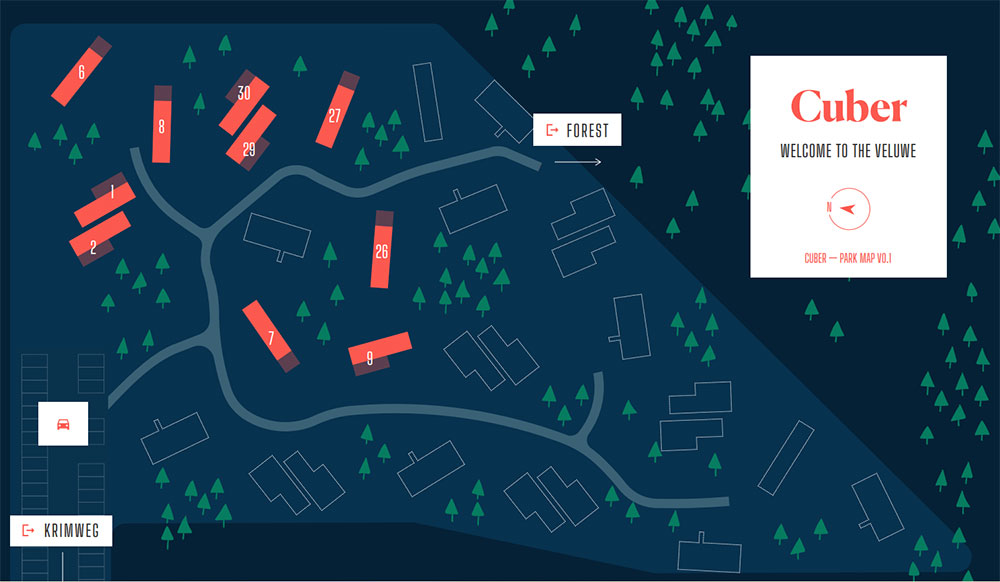 Plattegrond Cuber Veluwe