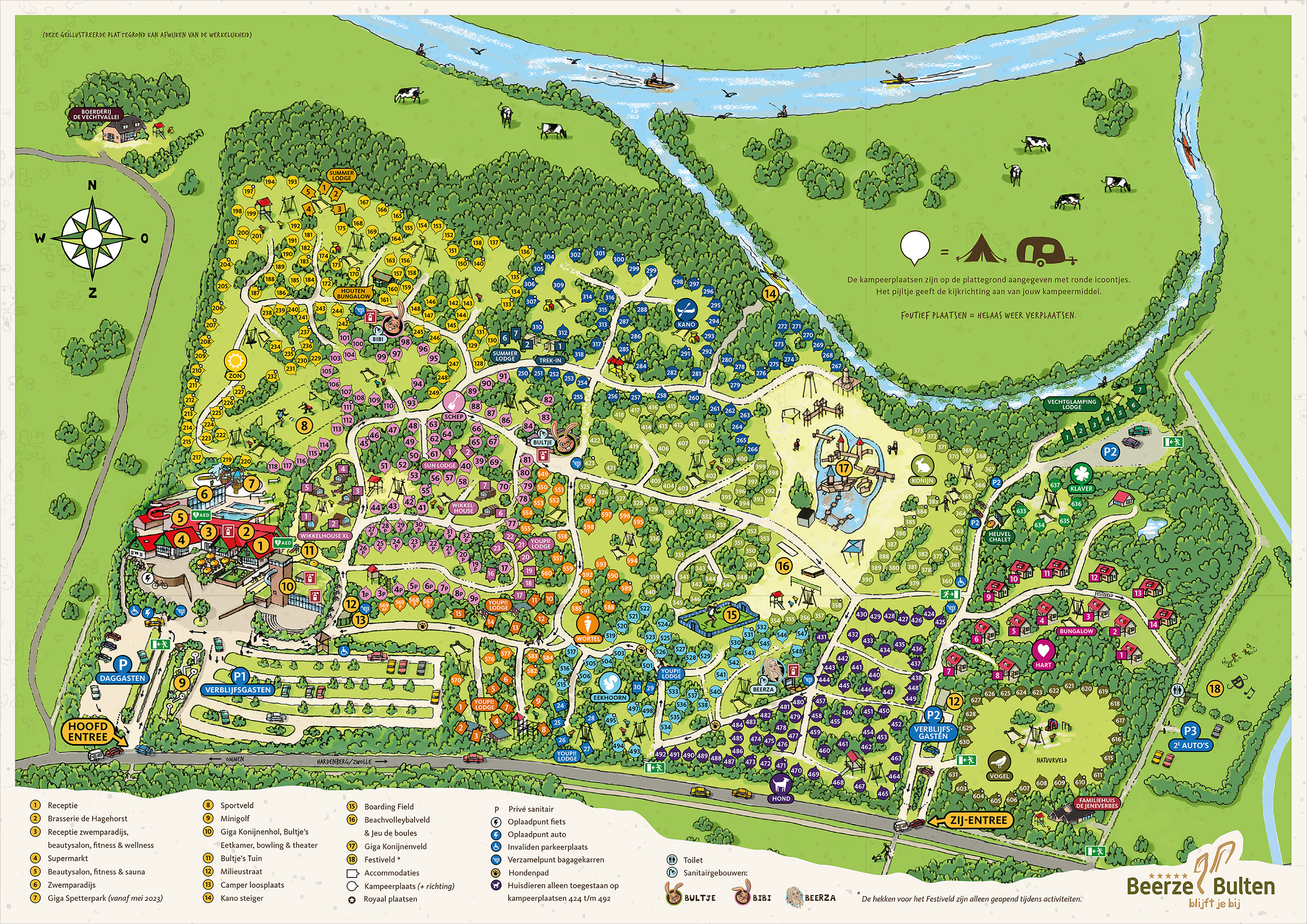 Plattegrond De Beerze Bulten