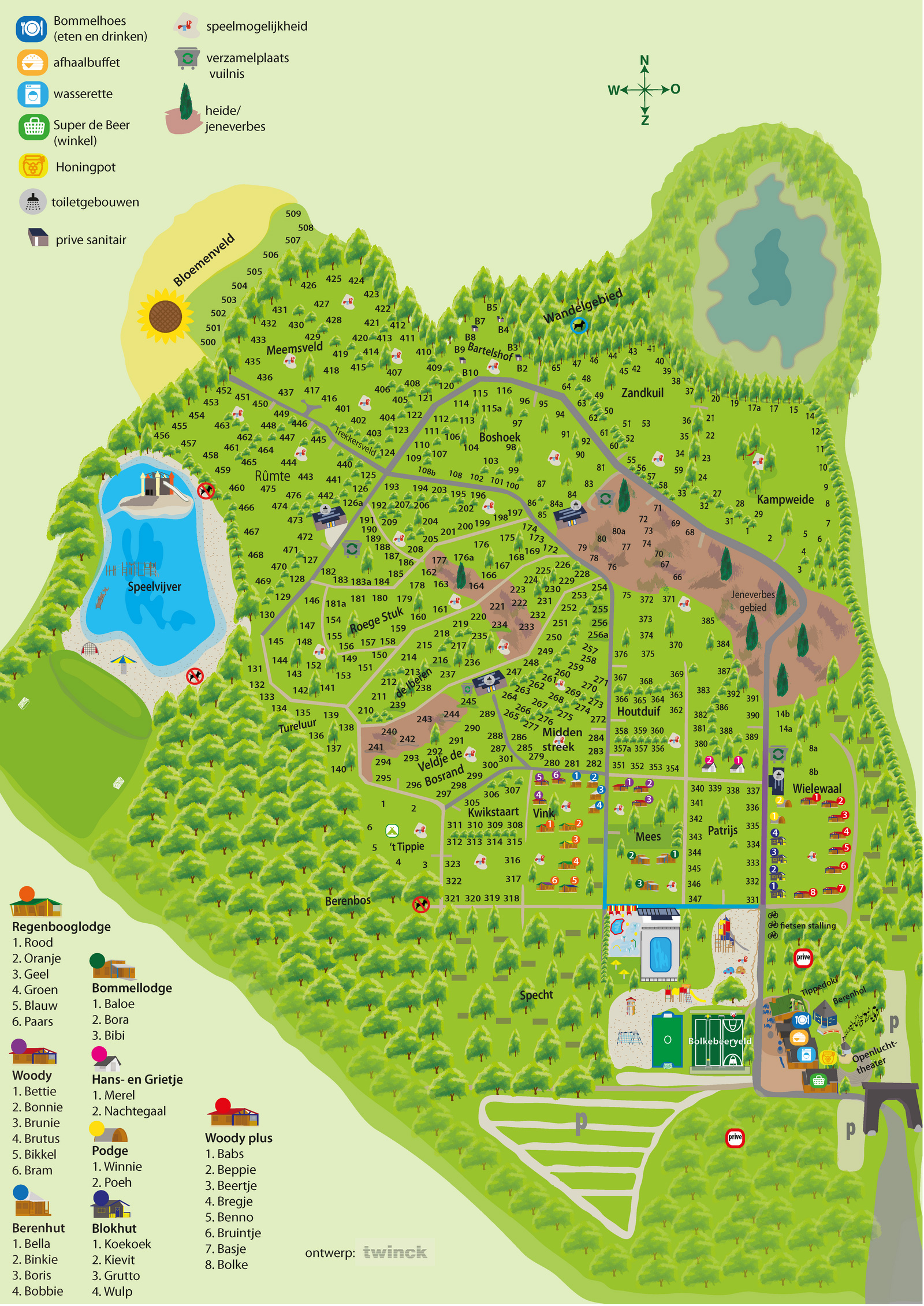 Plattegrond De Berenkuil