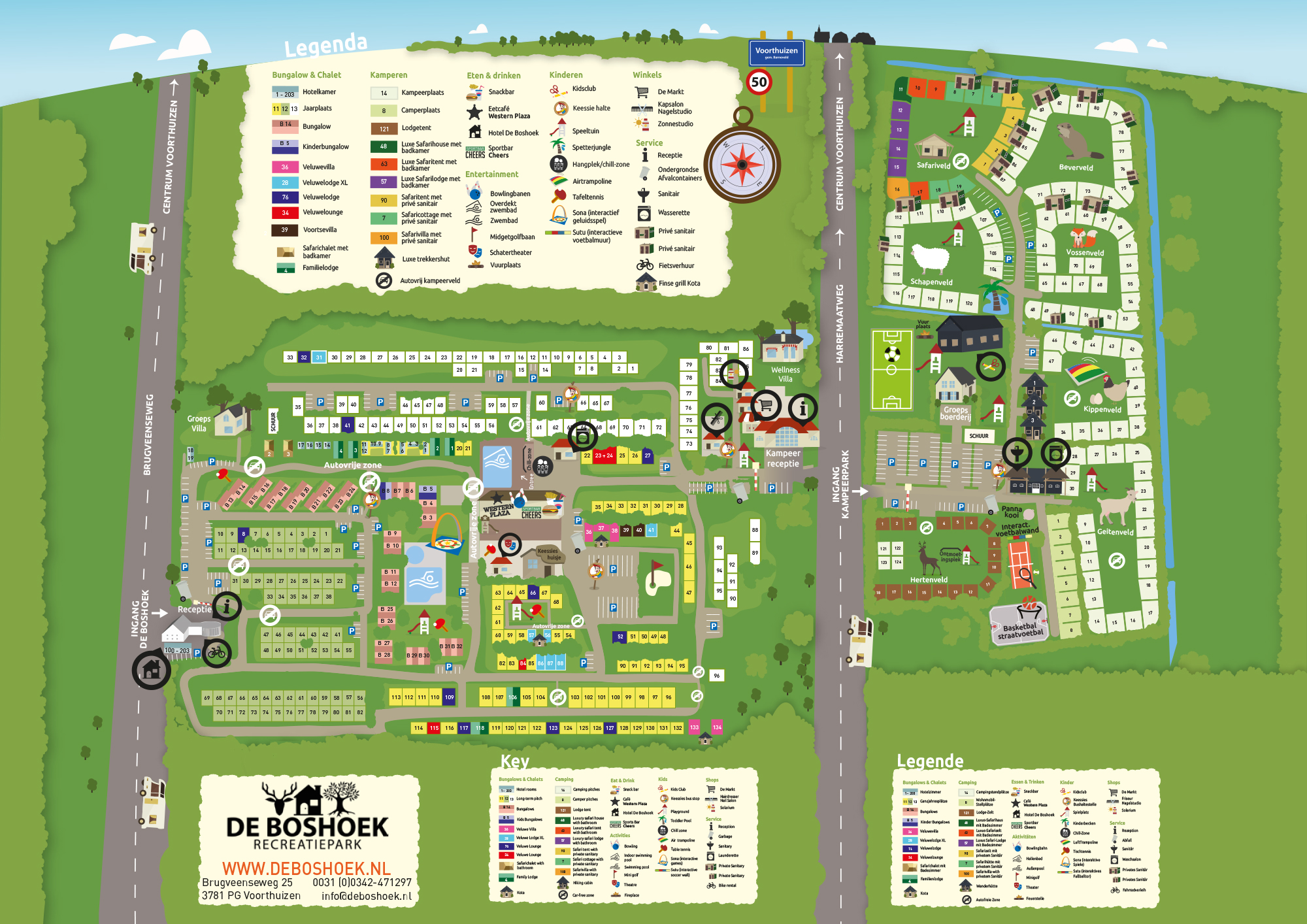 Plattegrond De Boshoek