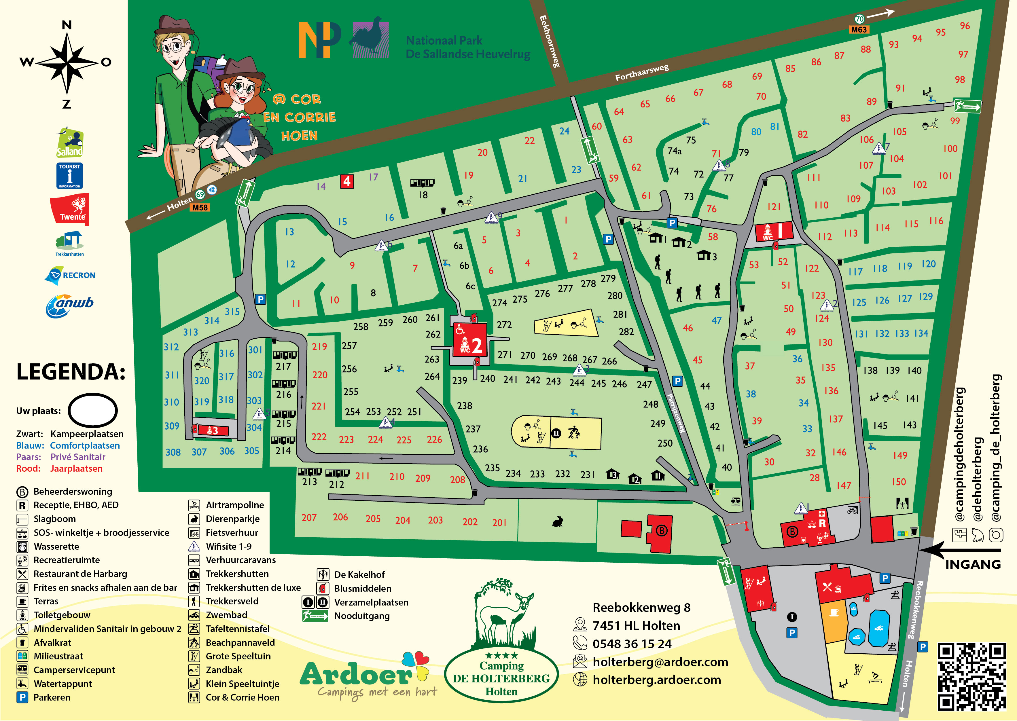 Plattegrond De Holterberg