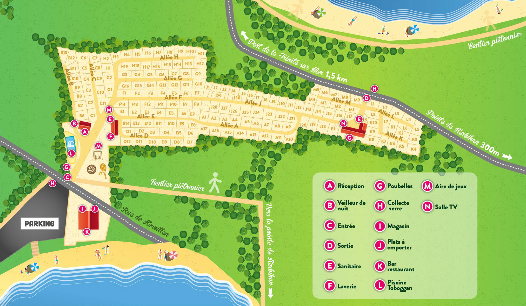 Plattegrond De la Baie