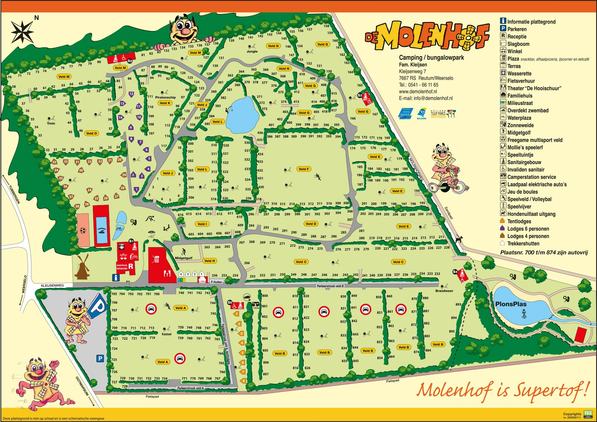 Plattegrond De Molenhof