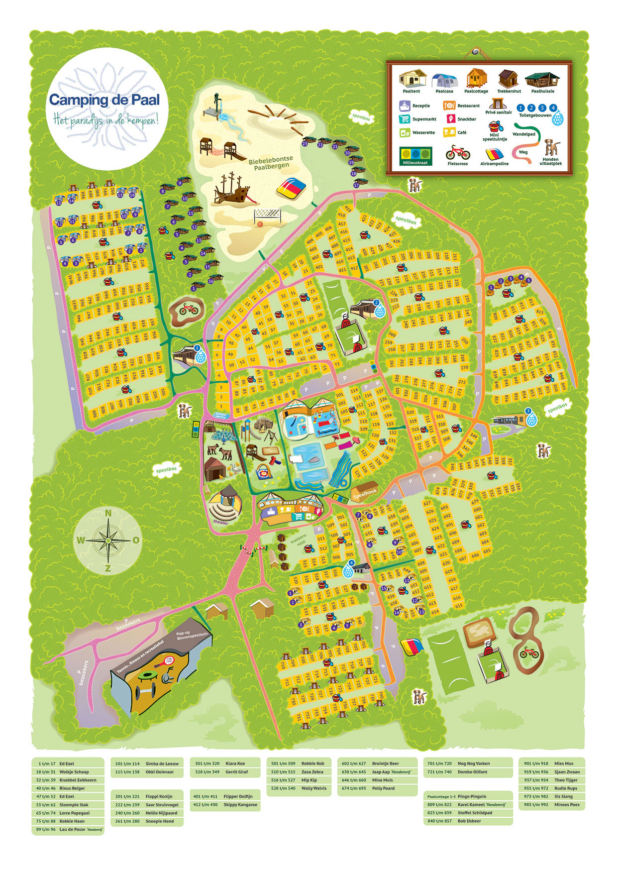 Plattegrond De Paal