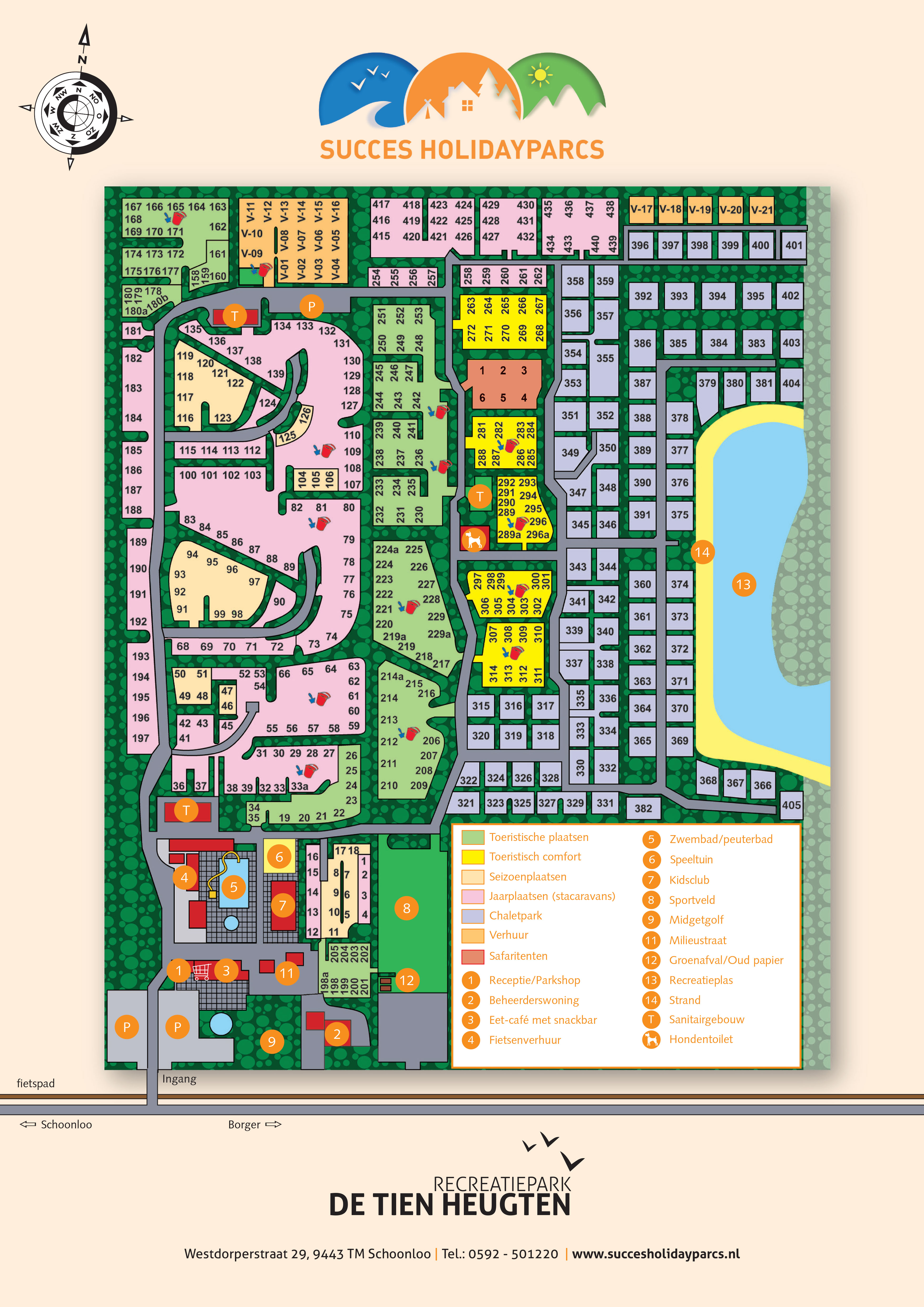 Plattegrond De Tien Heugten