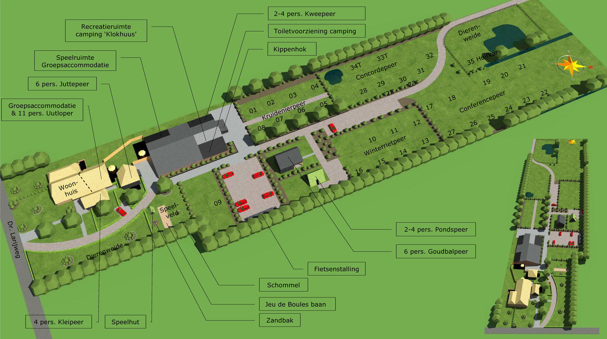 Plattegrond De Toffe Peer