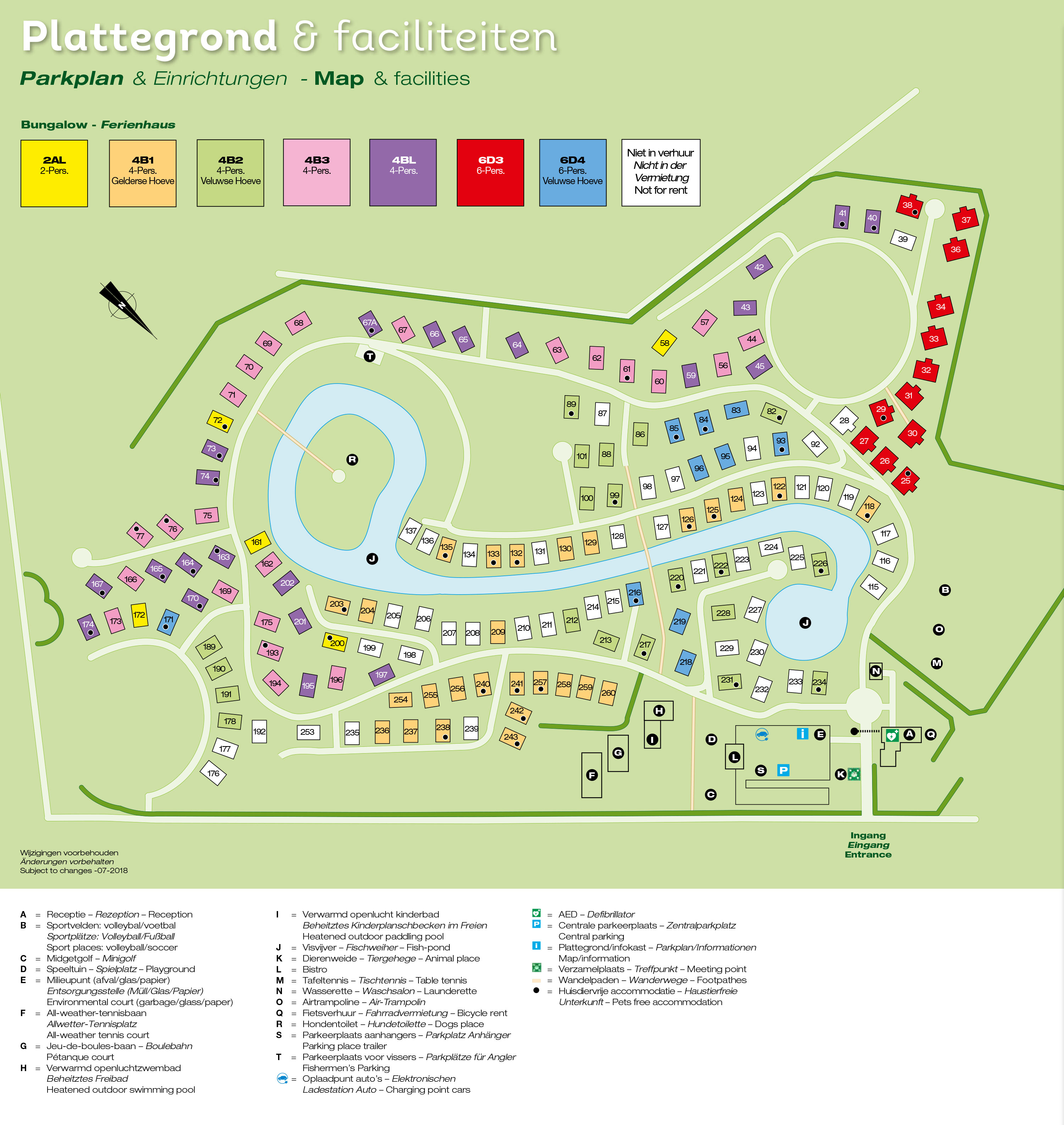 Plattegrond De Veluwse Hoevegaarde