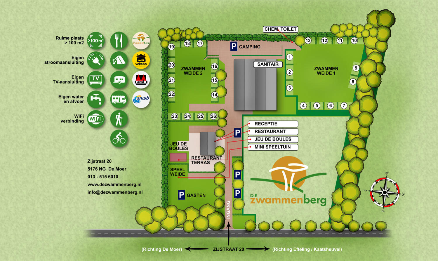 Plattegrond De Zwammenberg