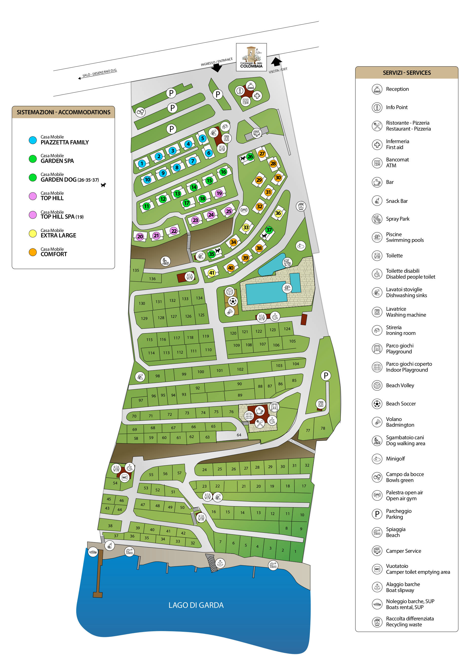 Plattegrond della Colombaia