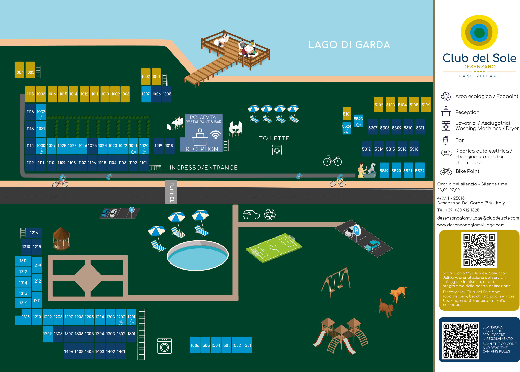 Plattegrond Desenzano Lake Village