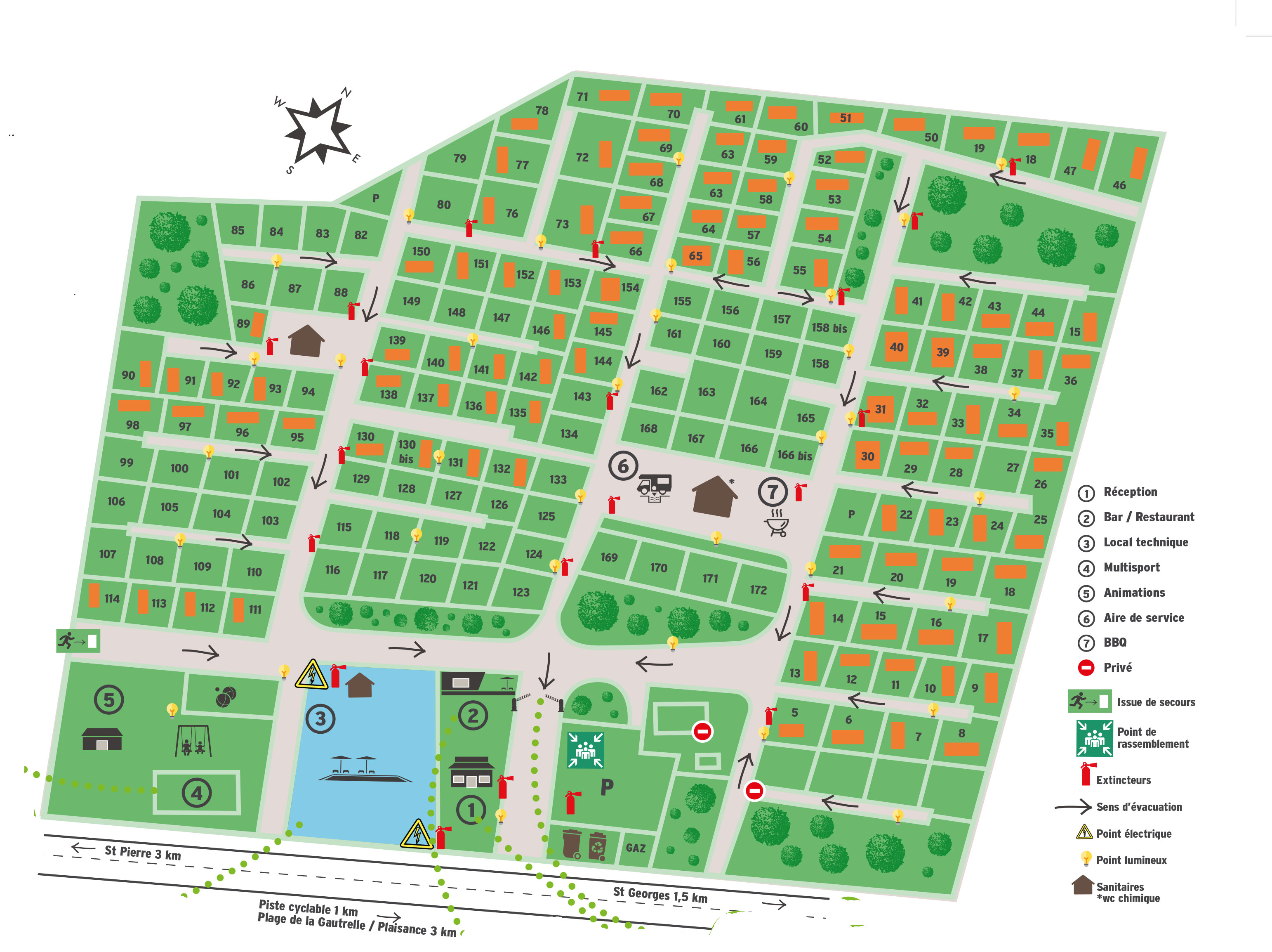 Plattegrond Domaine d'Oléron