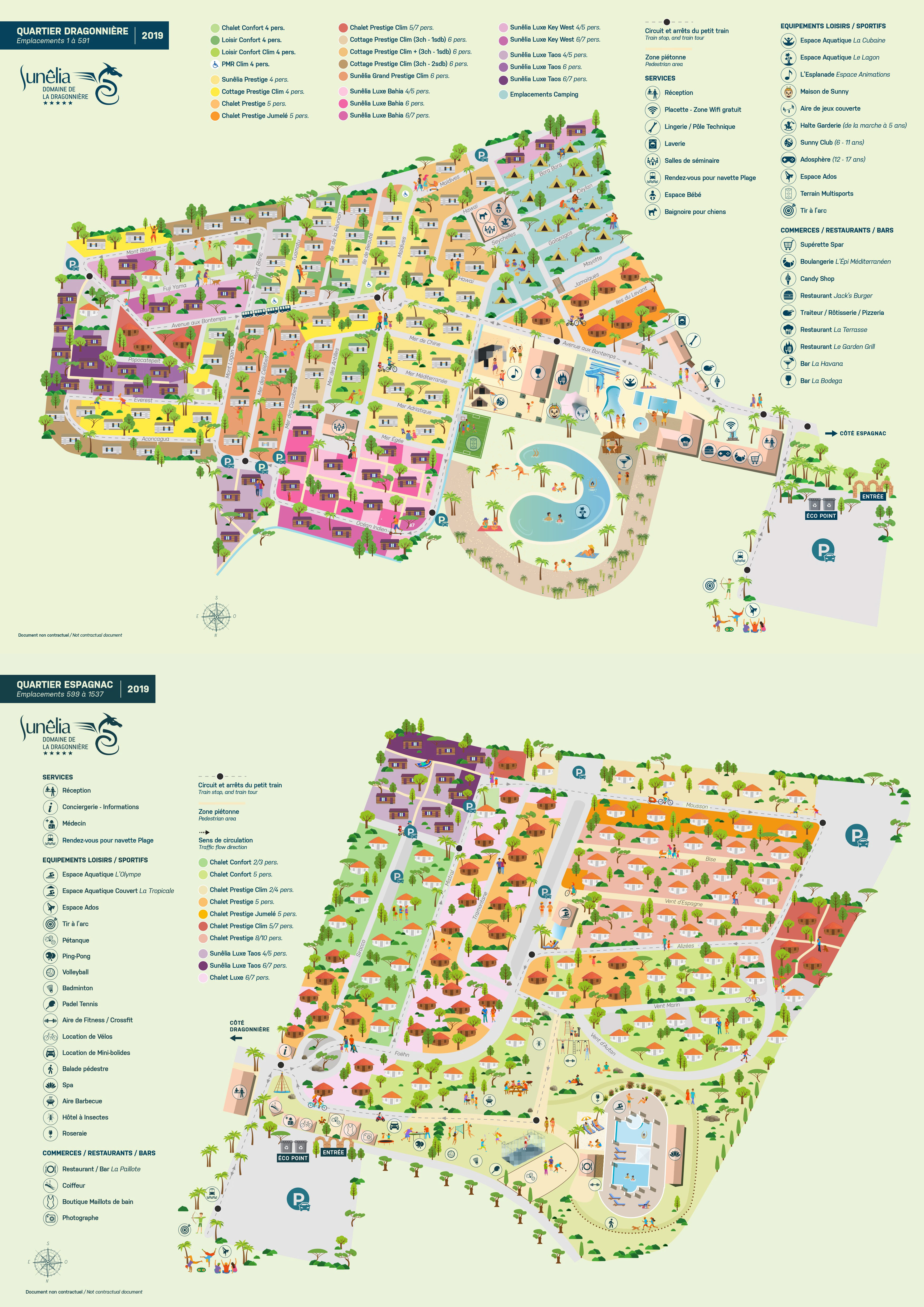 Plattegrond Domaine de la Dragonnière