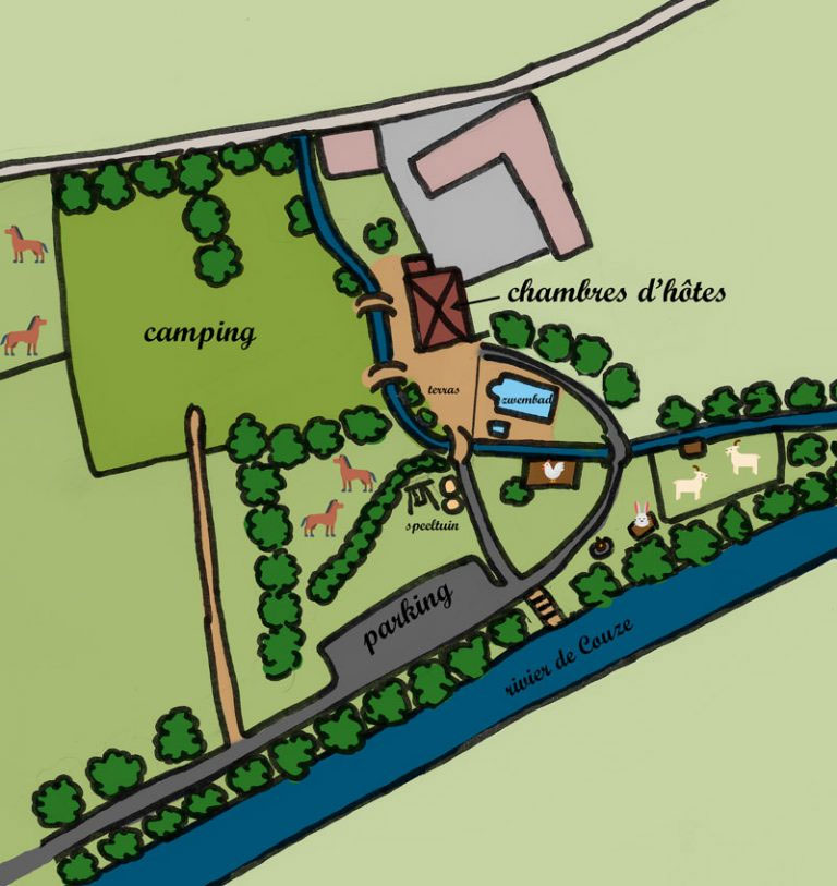 Plattegrond Domaine des Lilas