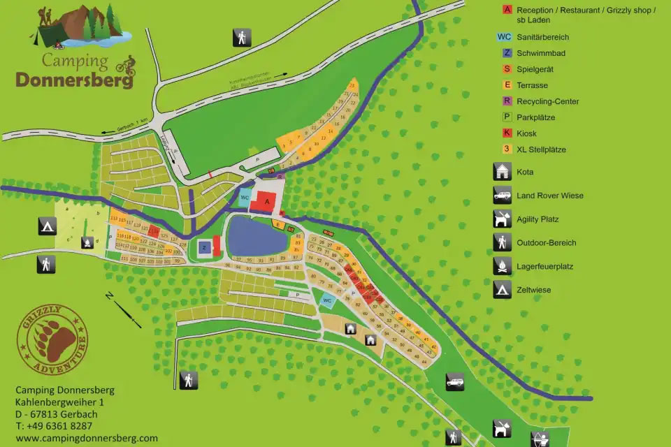 Plattegrond Donnersberg