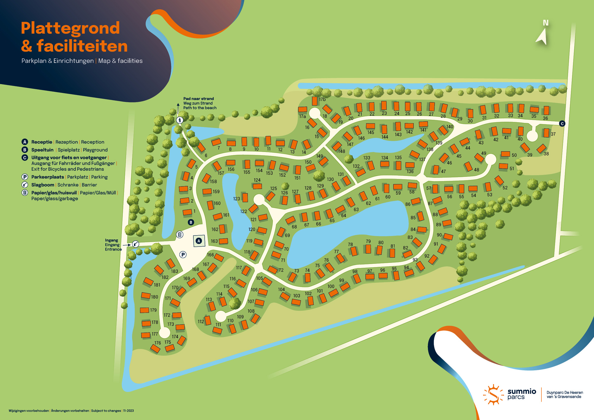 Plattegrond Duynparc De Heeren van s Gravensande