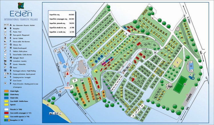 Plattegrond Eden (Garda)