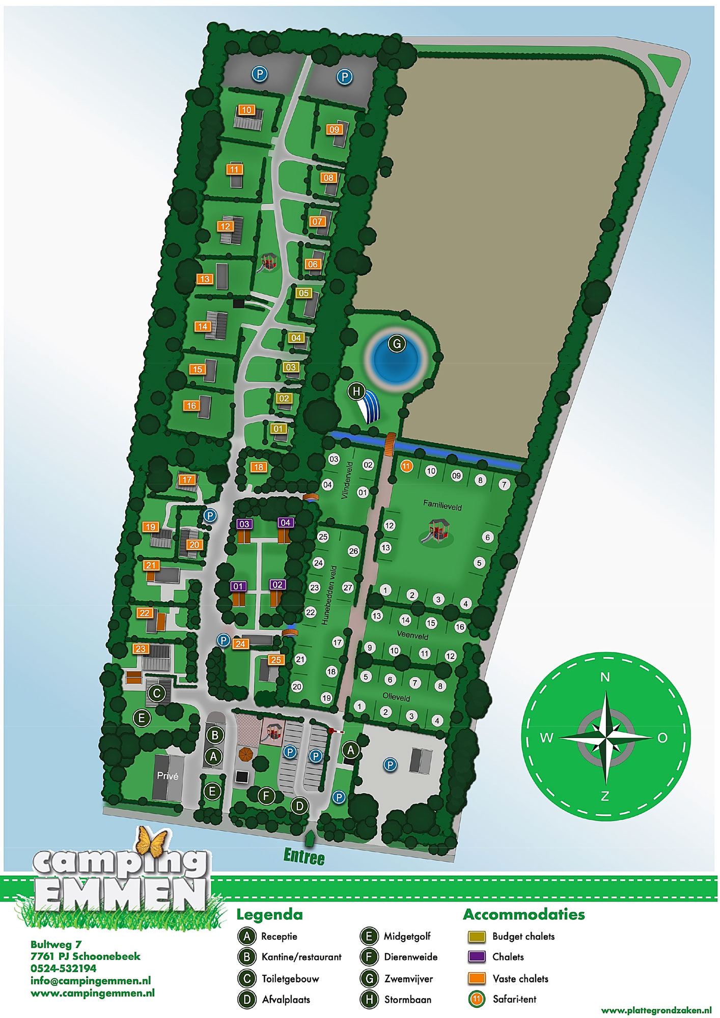 Plattegrond Emmen