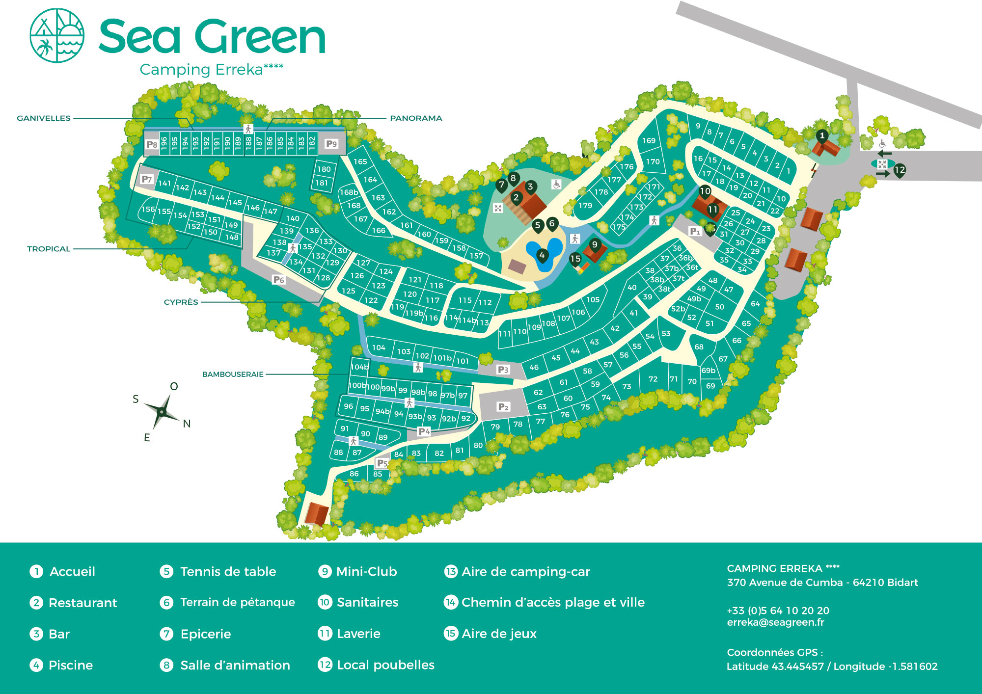 Plattegrond Erreka