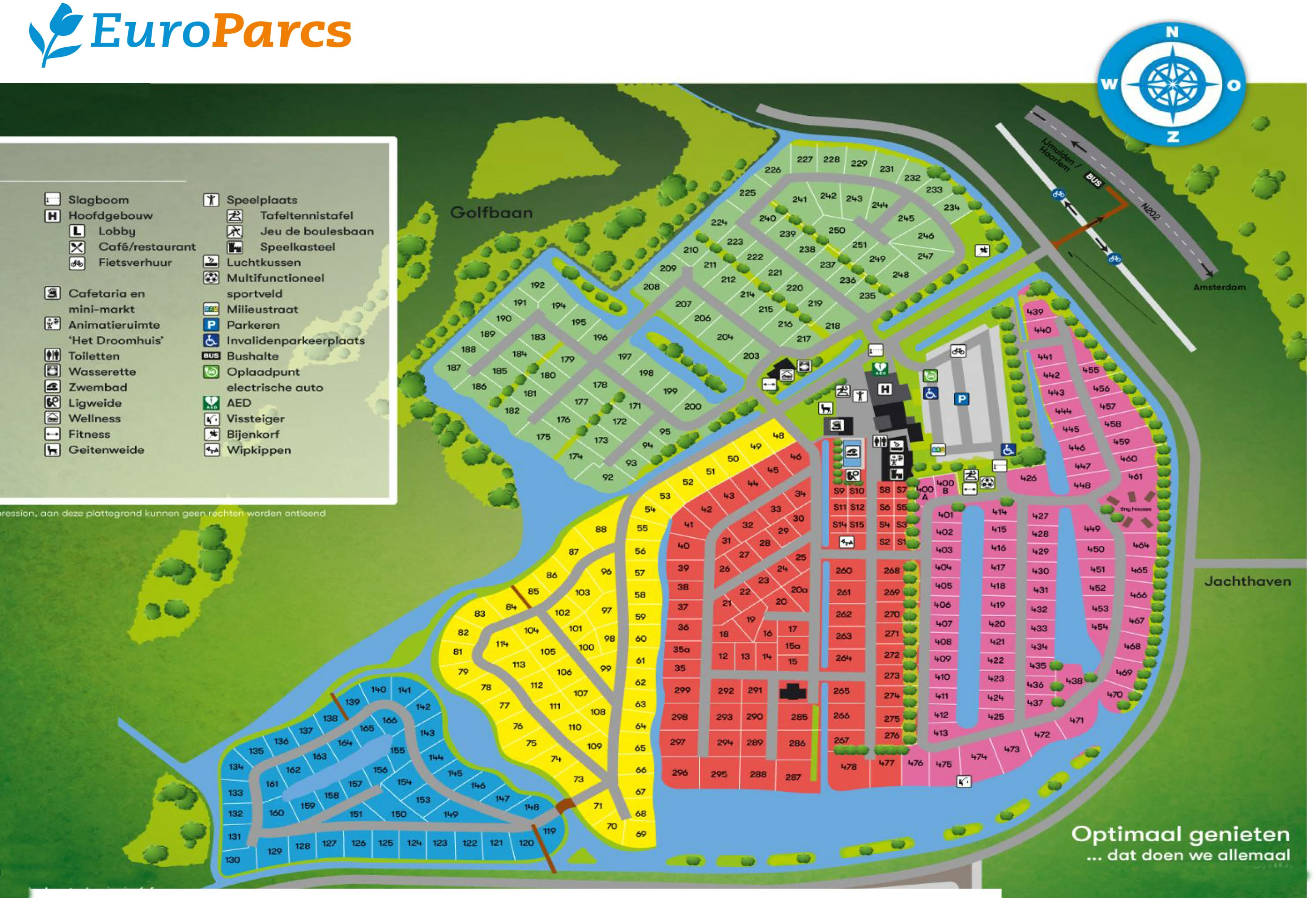 Plattegrond EuroParcs Buitenhuizen