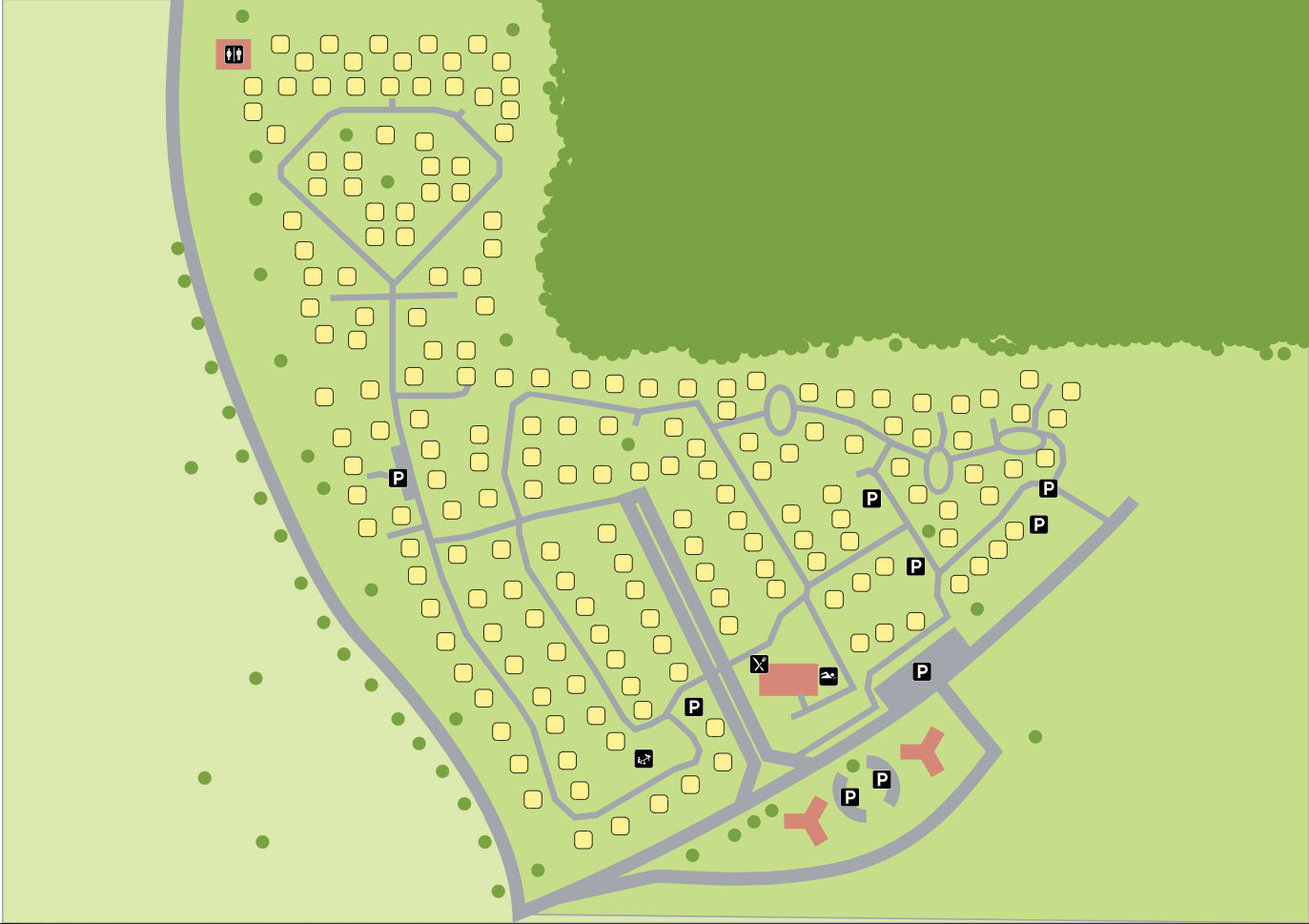 Plattegrond EuroParcs Noordwijkse Duinen