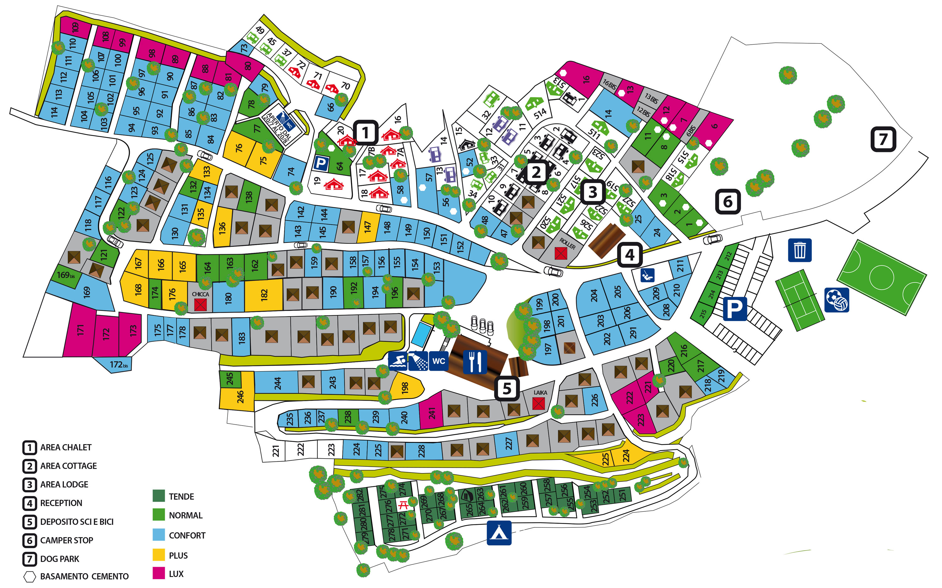 Plattegrond Fiemme Village