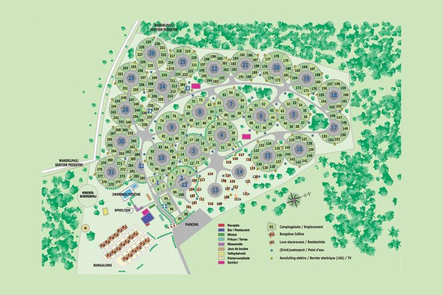 Plattegrond Floreal La Colline de Rabais