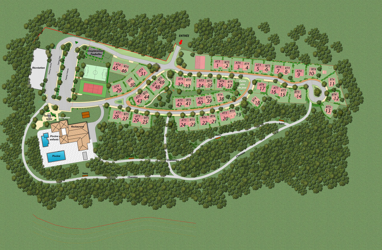 Plattegrond FranceComfort Domaine de Lanzac