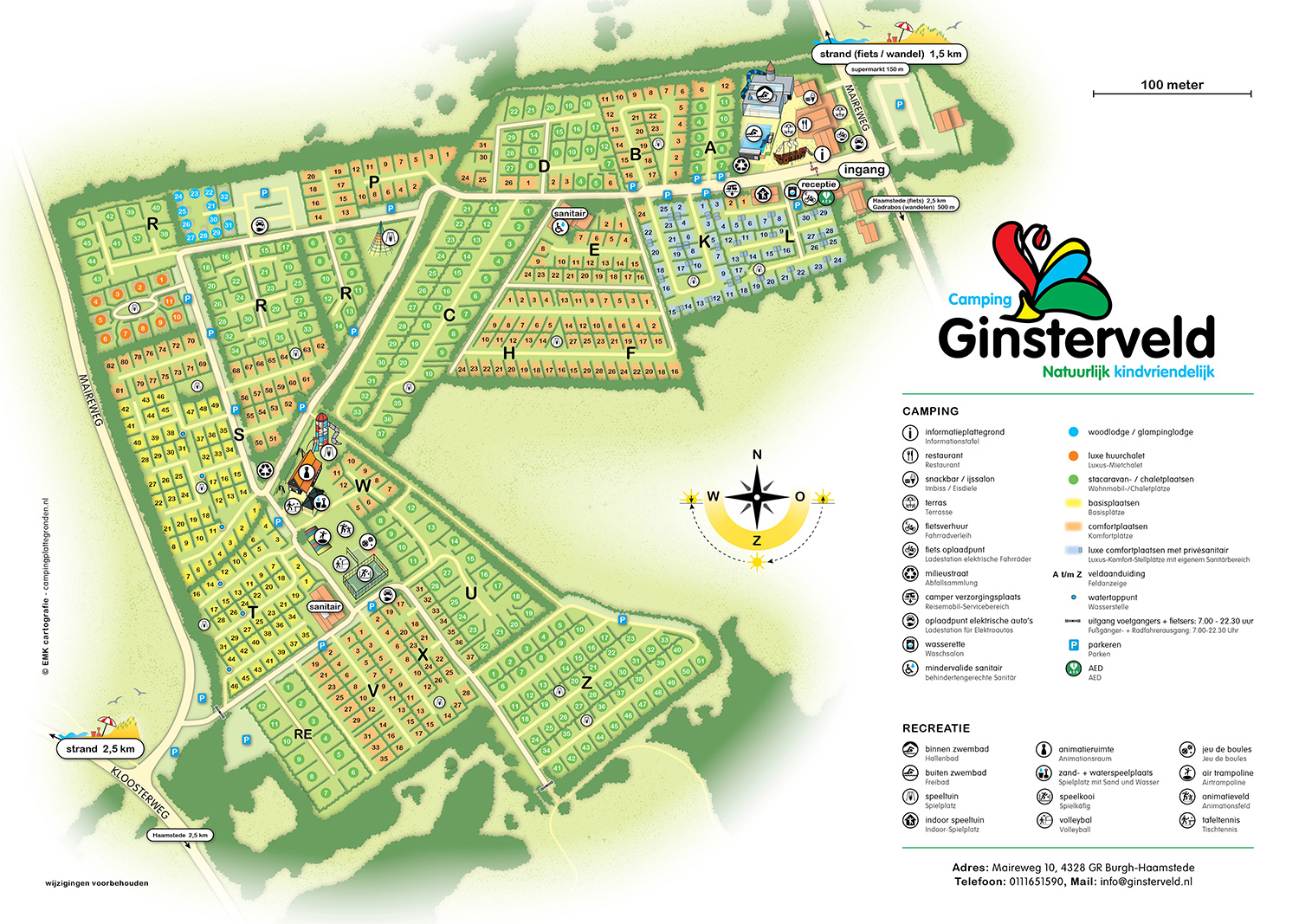 Plattegrond Ginsterveld