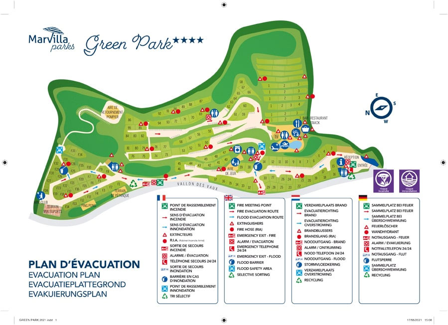 Plattegrond Green Park