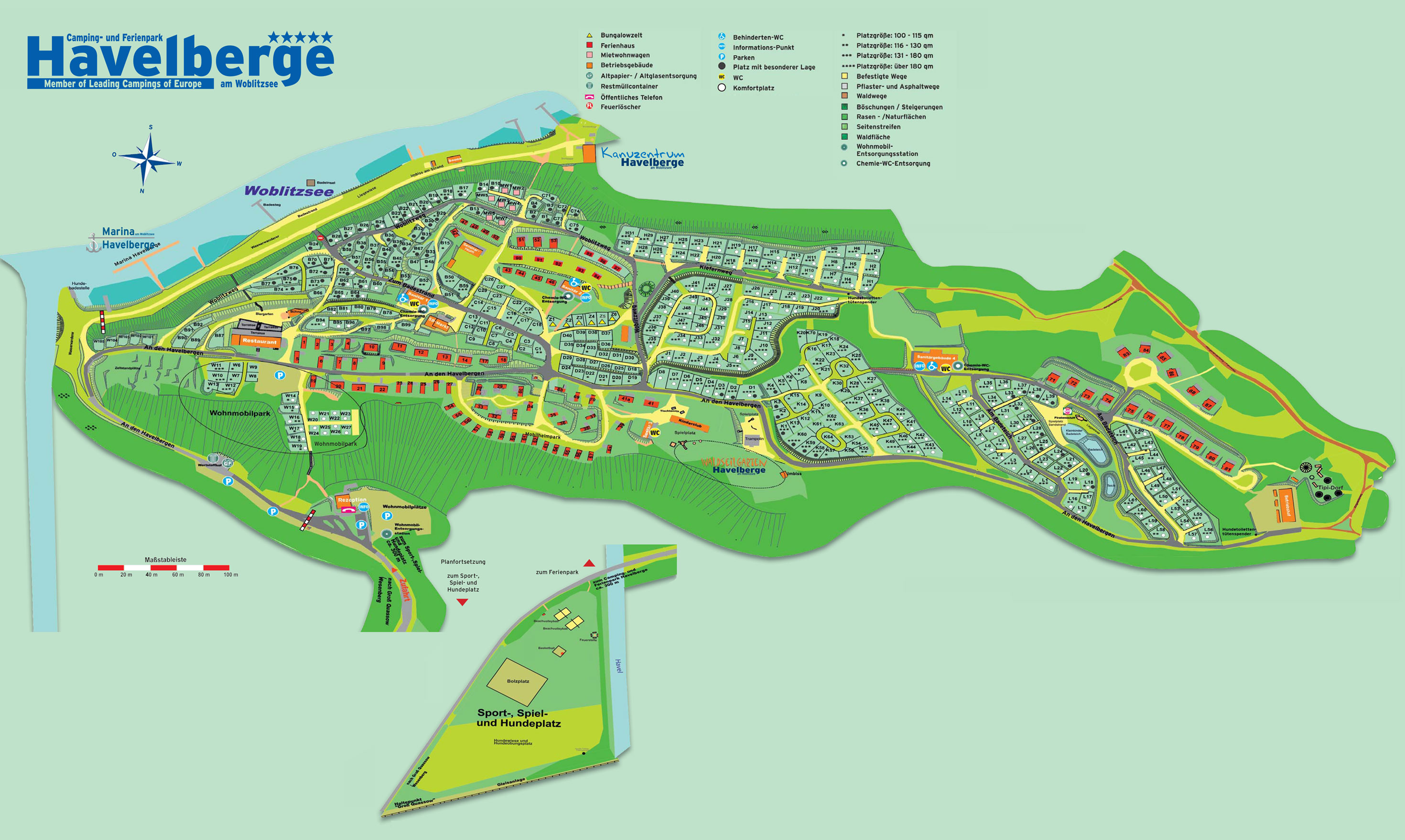 Plattegrond Havelberge