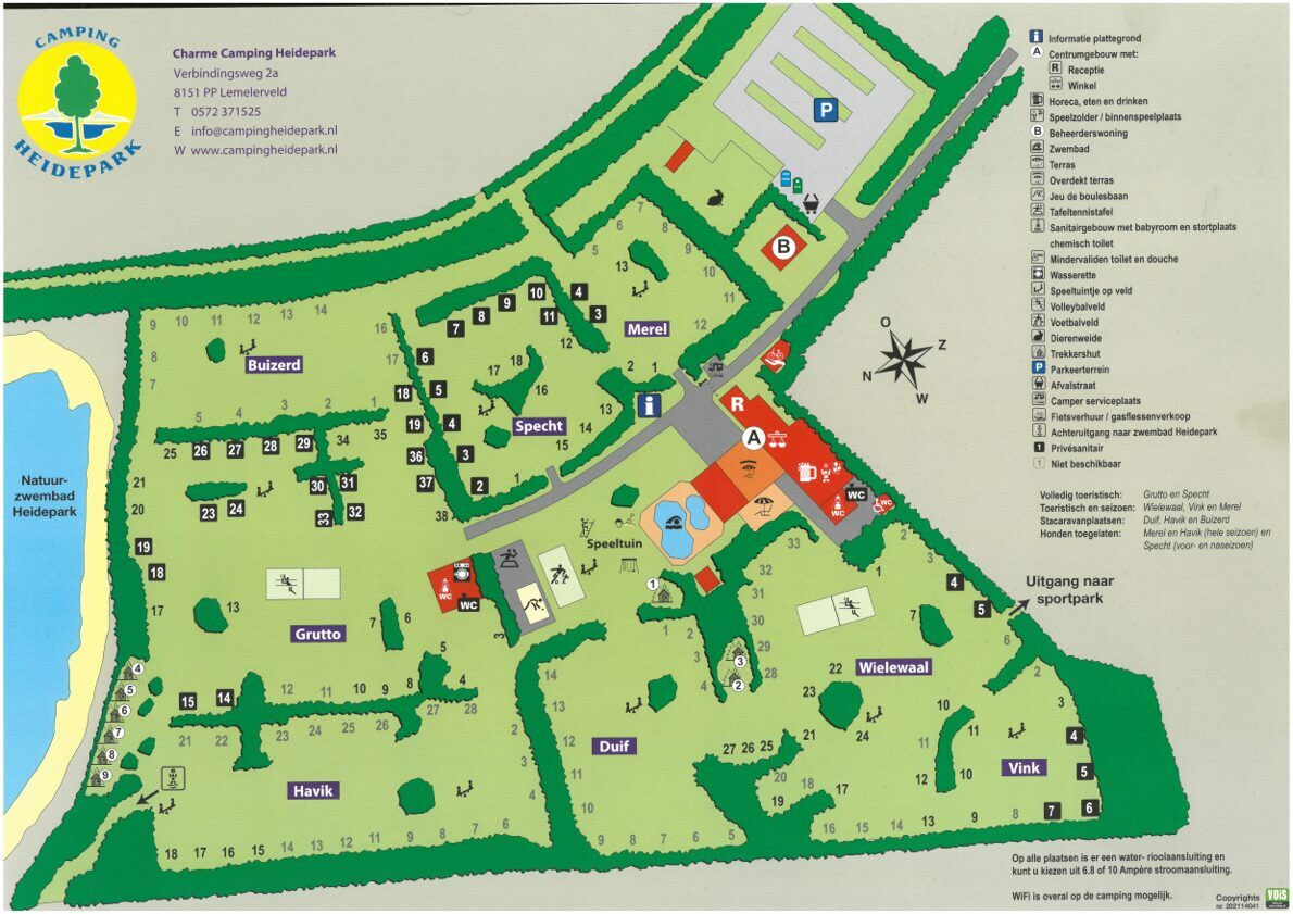 Plattegrond Heidepark