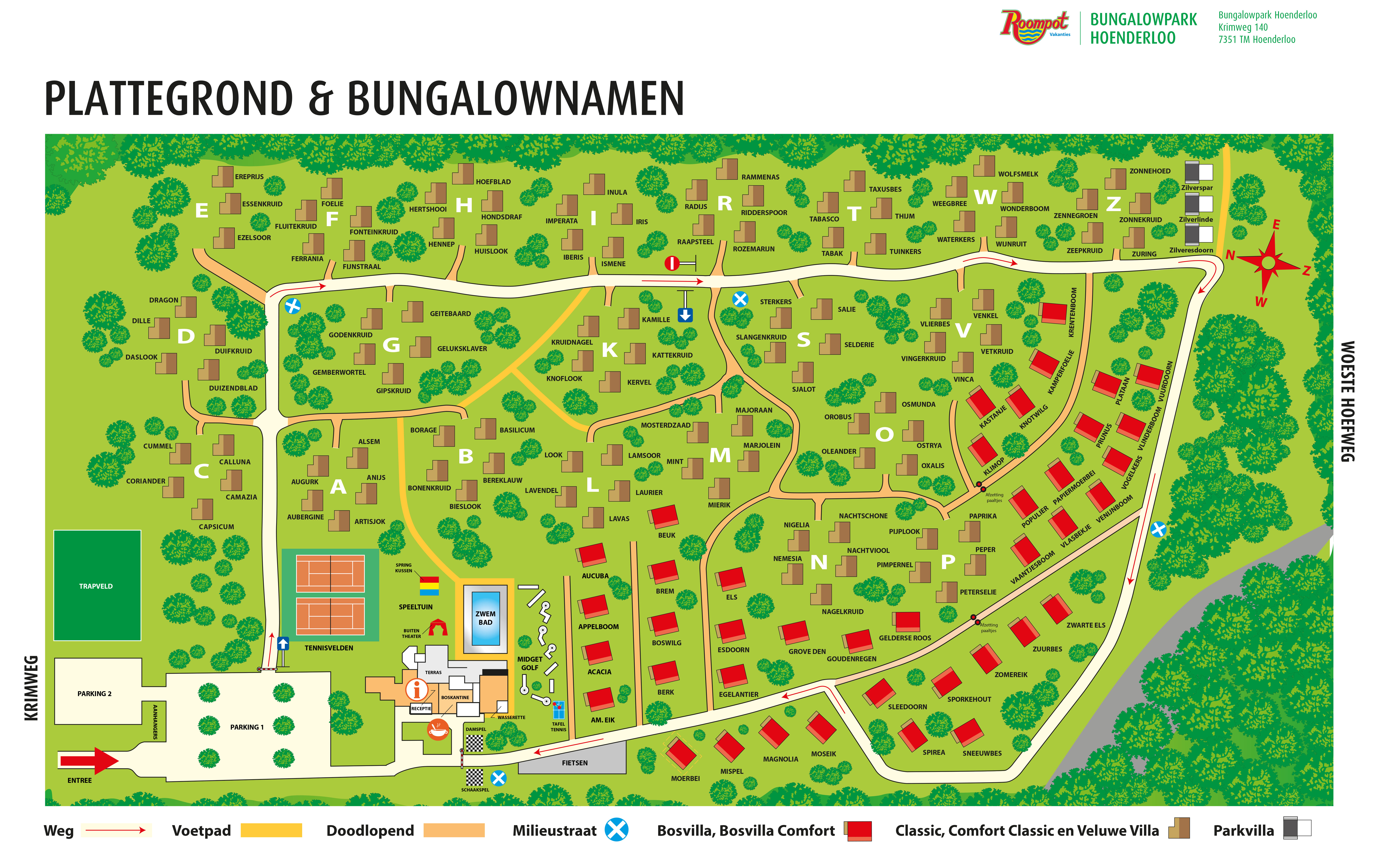 Plattegrond Hoenderloo