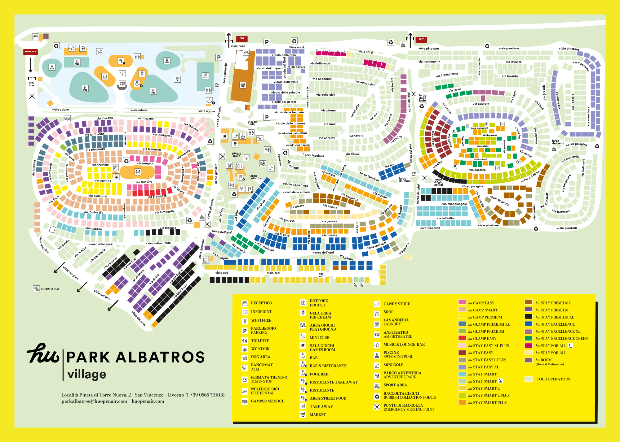 Plattegrond hu Park Albatros village