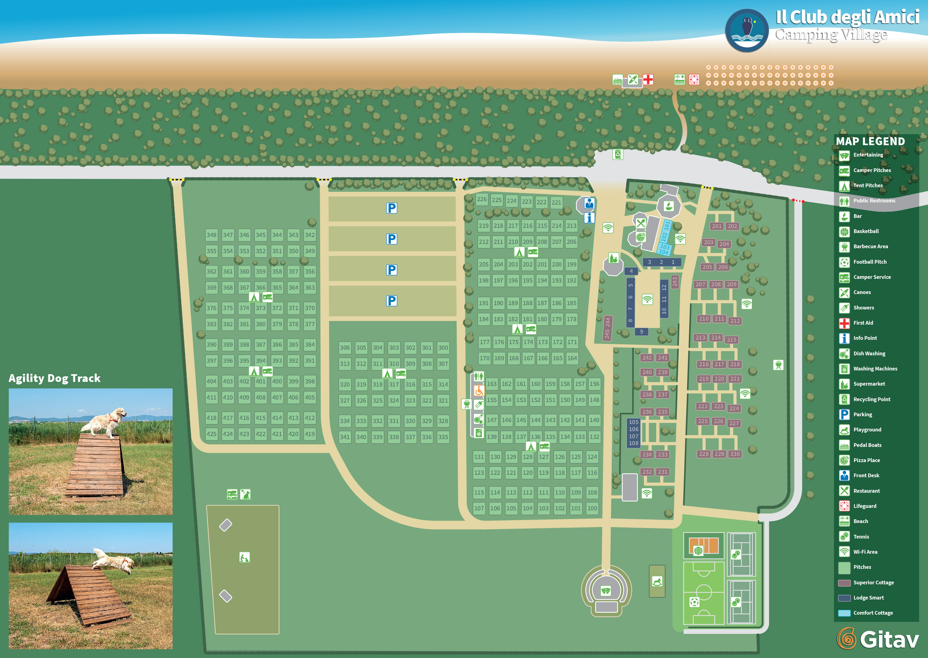 Plattegrond Il Club degli Amici