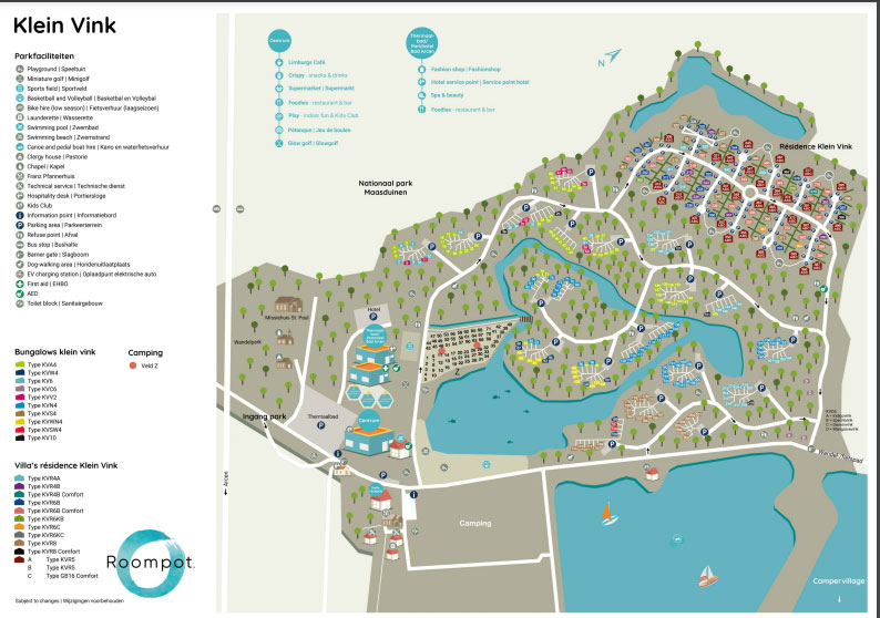 Plattegrond Klein Vink