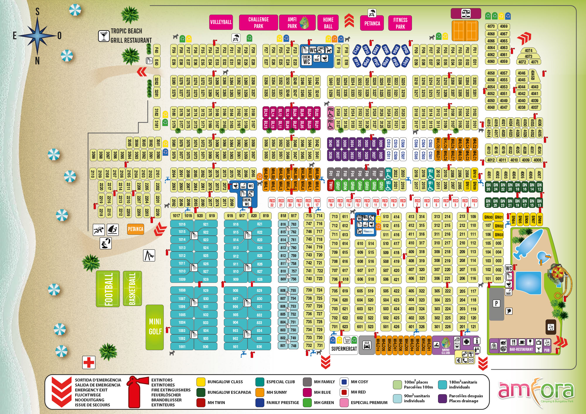 Plattegrond l'Amfora