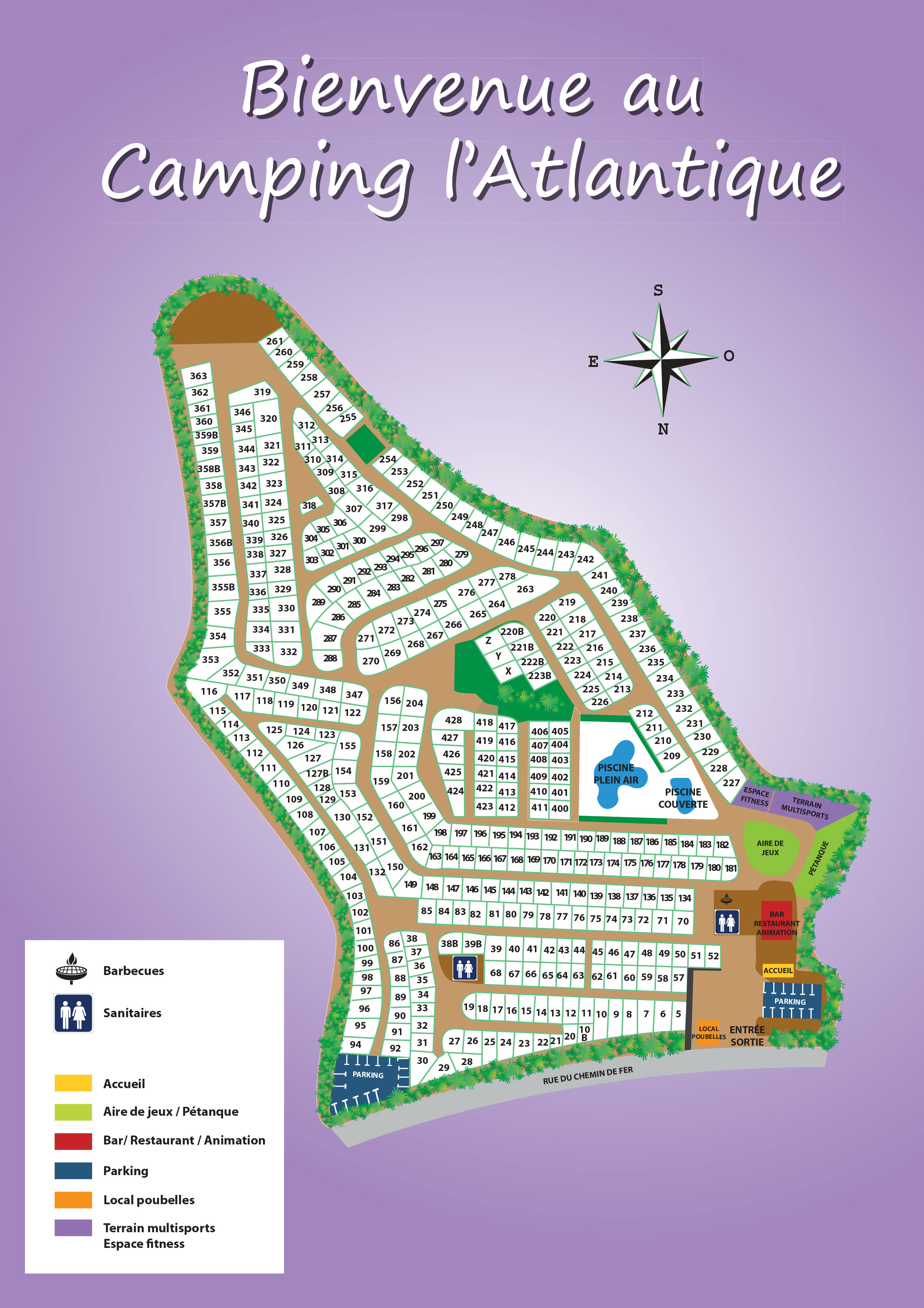 Plattegrond l'Atlantique (Vendée)