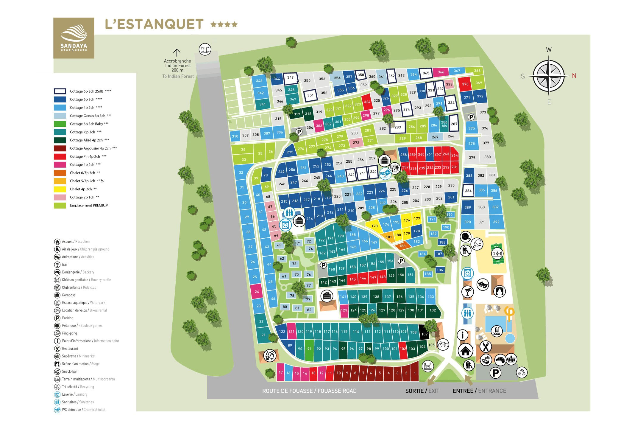 Plattegrond l'Estanquet