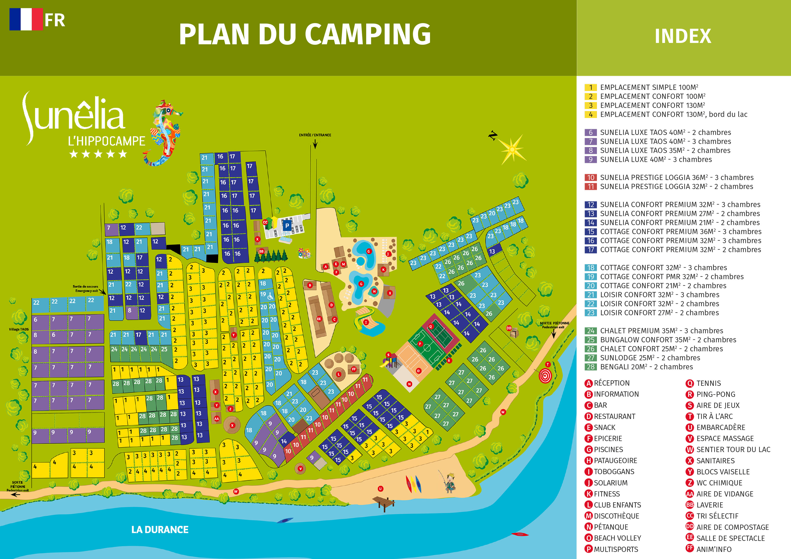 Plattegrond l'Hippocampe