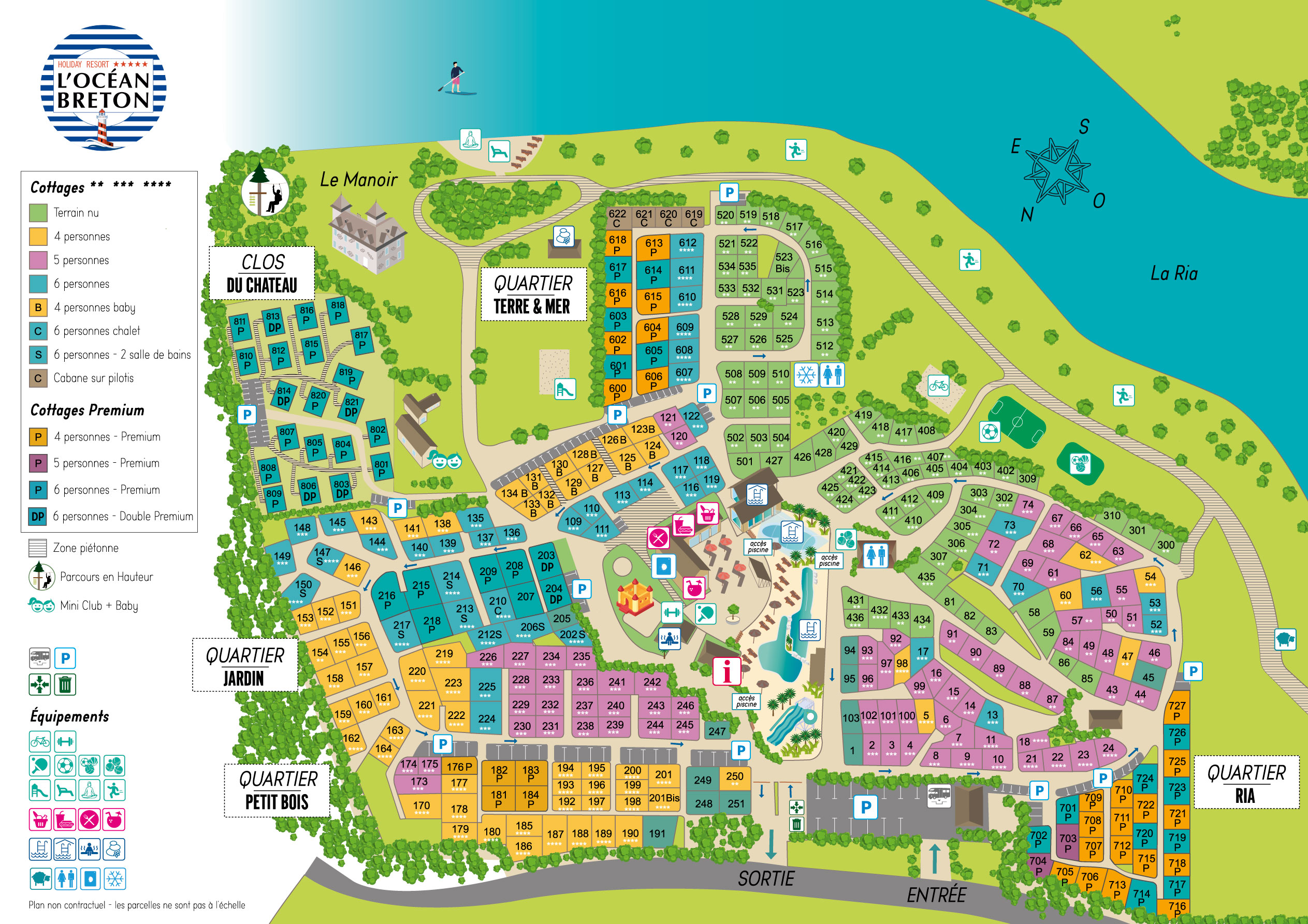 Plattegrond l'Ocean Breton