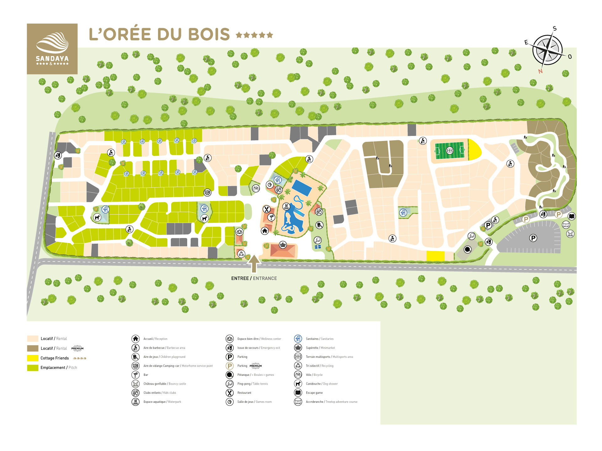 Plattegrond l'Orée du Bois