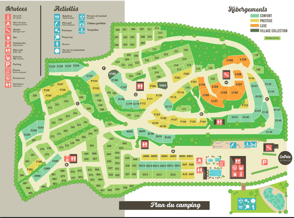 Plattegrond La Clémentine