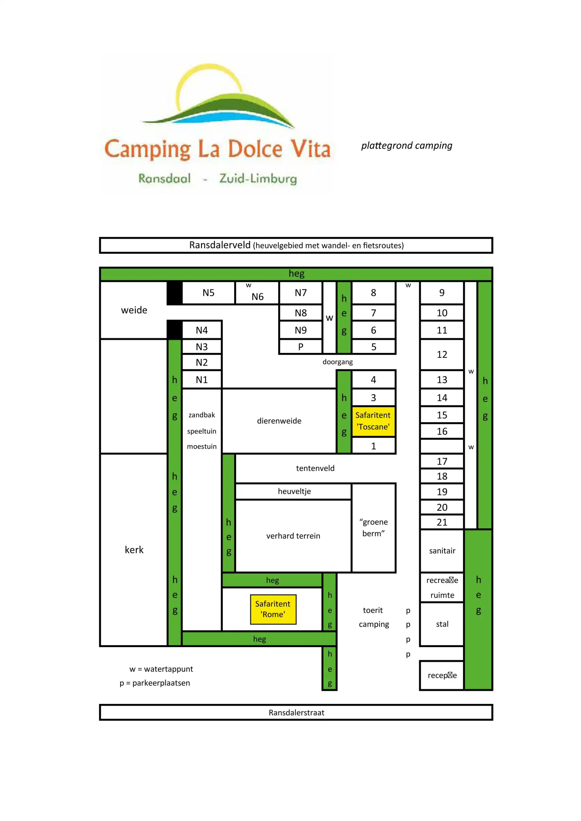 Plattegrond La Dolce Vita (Limburg)