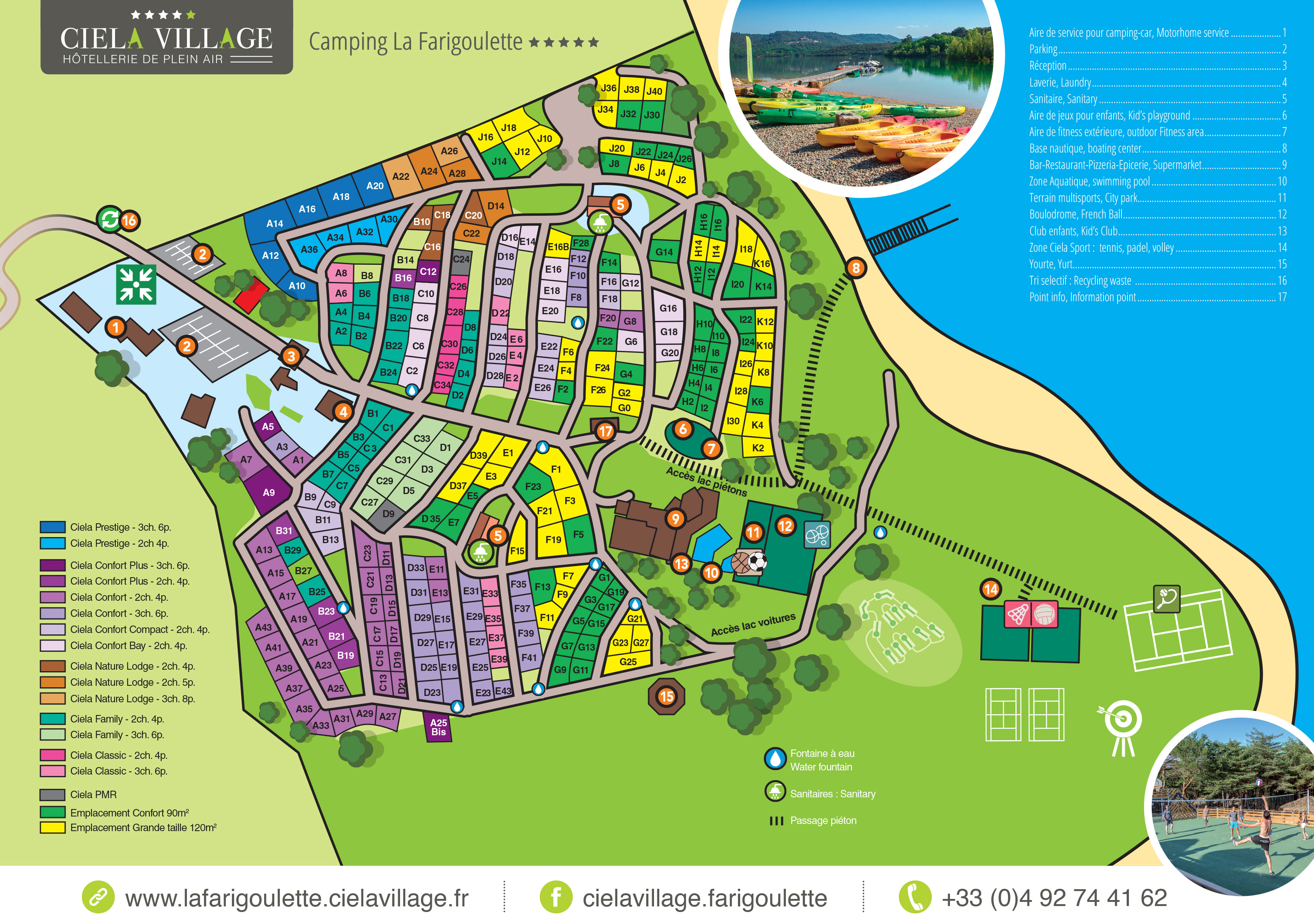 Plattegrond La Farigoulette