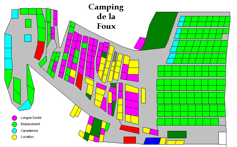 Plattegrond La Foux