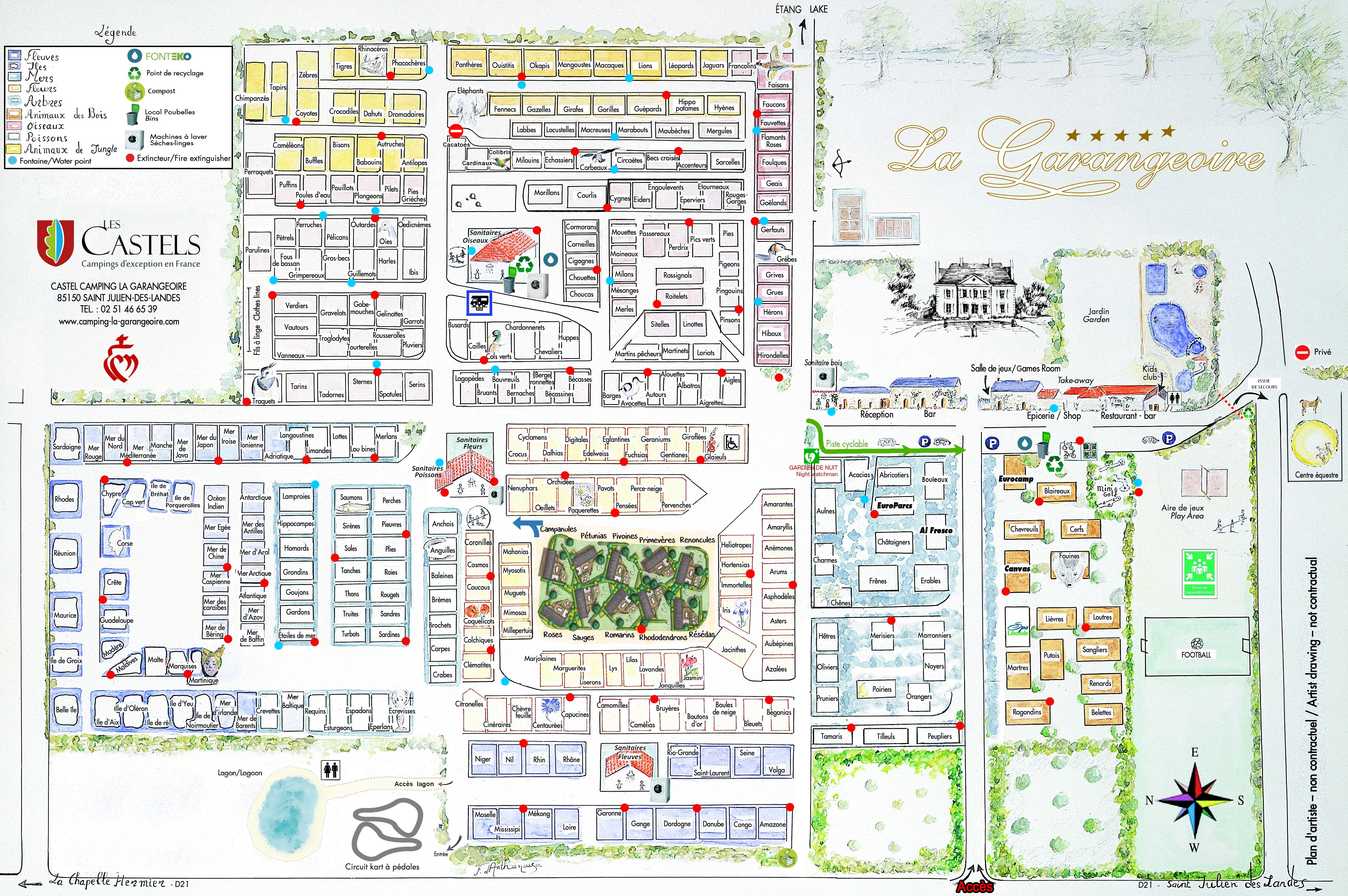 Plattegrond La Garangeoire